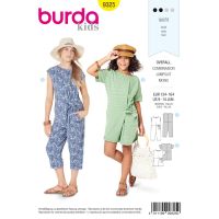 Strih Burda 9325 - Detský overal