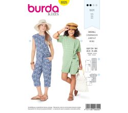 Strih Burda 9325 - Detský overal