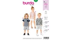 Strih Burda 9322 - Detské tričko, tričko s dlhým rukávom