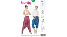 Strih Burda 6316 - Harémové nohavice, turecké nohavice