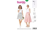 Strih Burda 6319 - Kolesová sukňa, kruhová sukňa, letná sukňa