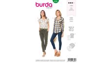 Strih Burda 6326 - Blúzka, košeľa