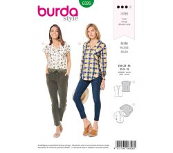 Strih Burda 6326 - Blúzka, košeľa