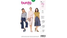 Strih Burda 6328 - Tričko, tričko s dlhým rukávom