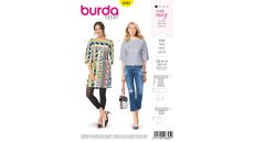 Strih Burda 6345 - Šaty, tunika