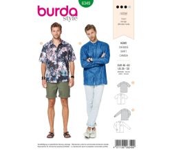 Strih Burda 6349 - Pánska košeľa