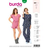 Strih Burda 6261 - Pyžamo, domáce oblečenie