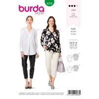 Strih Burda 6278 - Blúzka, košeľa