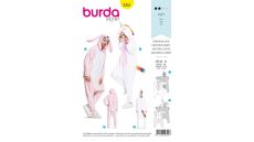 Strih Burda 2351 - Jednorožec, zajac