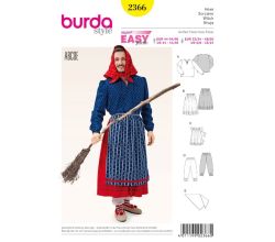 Strih Burda 2366 - Čarodejnica