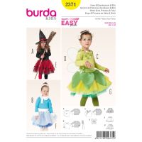 Strih Burda 2371 - Čarodejnica, ľadová kráľovná, víla