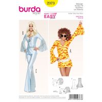 Strih Burda 2373 - Sedemdesiatky, disco, zvonáča