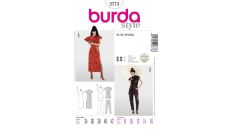 Strih Burda 2773 - Aziatka, Suzi Wong, kimono