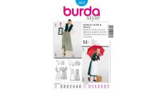 Strih Burda 2457 - Komorná, suka, statkárka