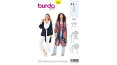 Strih Burda 6244 - Kimono, kardigan