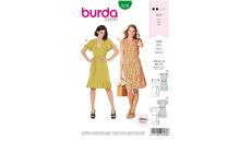 Strih Burda 6238 - Zavinovacie šaty