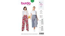 Strih Burda 6229 - Nohavice, letné nohavice
