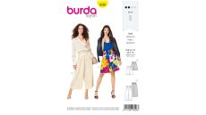 Strih Burda 6226 - Letné nohavice, ľanové nohavice, šortky