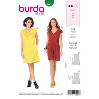 Strih Burda 6221 - Voľné letné šaty, ľanové šaty