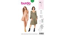 Strih Burda 6205 - Šaty