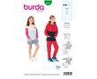 Strih Burda 9301 - Detská mikina (2 varianty)