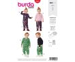 Strih Burda 9293 - Detské tričko, nohavice s gumou v páse (oboje obojstranné)