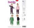 Strih Burda 9293 - Detské tričko, nohavice s gumou v páse (oboje obojstranné)