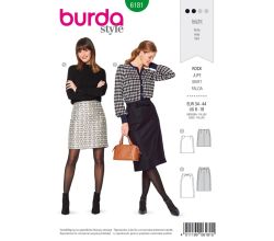 Strih Burda 6181 - Úzka áčková sukňa
