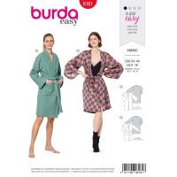 Strih Burda 6161 - Kimono, župan