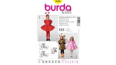 Strih Burda 2386 - Včielka, chrobáčik, víla