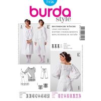 Strih Burda 7156 - Dobová spodná bielizeň