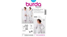 Strih Burda 7156 - Dobová spodná bielizeň