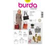 Strih Burda 7158 - Kabelka, taška, shopper