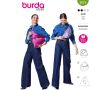 Strih Burda 5675 - Kabelka cez rameno, taška