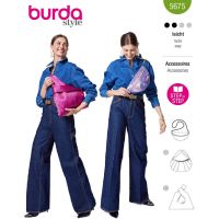 Strih Burda 5675 - Kabelka cez rameno, taška