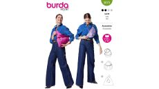 Strih Burda 5675 - Kabelka cez rameno, taška