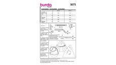 Strih Burda 5675 - Kabelka cez rameno, taška