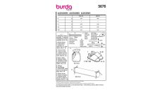 Strih Burda 5676 - Domáce šľapky, ochrana proti prievanu, obal na ohrievaciu fľašu