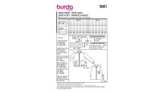 Strih Burda 5681 - Pánska bunda bluzón na zips, vesta