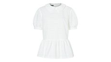 Strih Burda 5687 - Blúzka s golierom, blúzka peplum, zapínacia blúzka