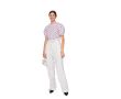Strih Burda 5687 - Blúzka s golierom, blúzka peplum, zapínacia blúzka