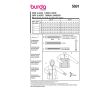 Strih Burda 5691 - Športové tričko, funkčná bunda na zips