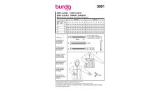 Strih Burda 5691 - Športové tričko, funkčná bunda na zips