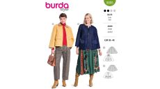 Strih Burda 5695 - Bunda, sako na zips