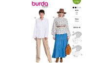 Strih Burda 5700 - Košeľa, škandinávska blúzka