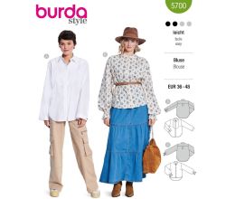 Strih Burda 5700 - Košeľa, škandinávska blúzka