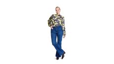 Strih Burda 5701 - Minimalistický top s dlhým rukávom, rolák