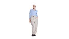 Strih Burda 5703 - Športovo-elegantné nohavice, kargo nohavice, nohavice s gumou v páse