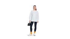 Strih Burda 5709 - Košeľová blúzka, blúzka s naberanými rukávmi