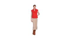 Strih Burda 5714 - Elegantná vesta, rocková vesta, motorkárska vesta